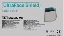 Laden Sie das Bild in den Galerie-Viewer, 100 x UltraFace Shield, Gesichtsmaske, &quot;sofort lieferbar&quot;
